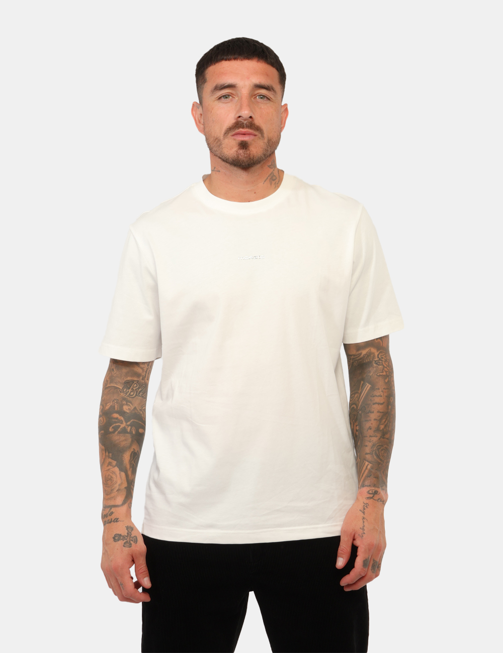 MMKS02726FA100240-M-CC_BIANCO_AI26_6 T-shirt Antony Morato Bianca tg.L - T-shirt ANTONY MORATO Bianco da uomo è un capo dallo stile moderno, pensato per chi des
