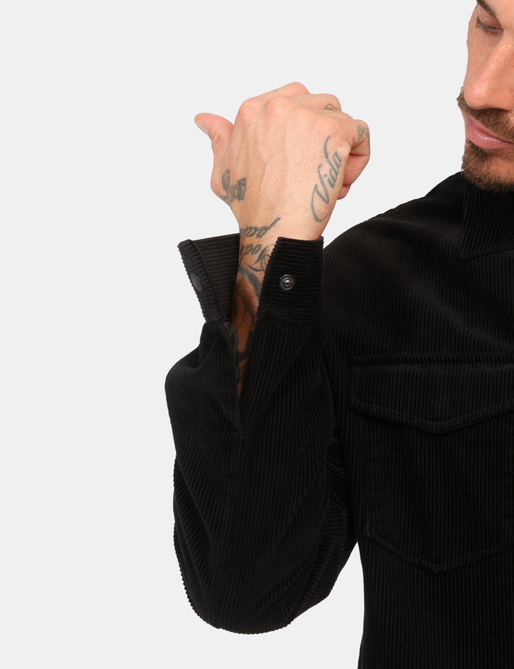 MMSL00822FA300030-M-CC_NERO_AI26_4 Giacca Antony Morato Nera tg.L - Giacca ANTONY MORATO Nera da uomo E’ un capo dallo stile contemporaneo, ideale per complet