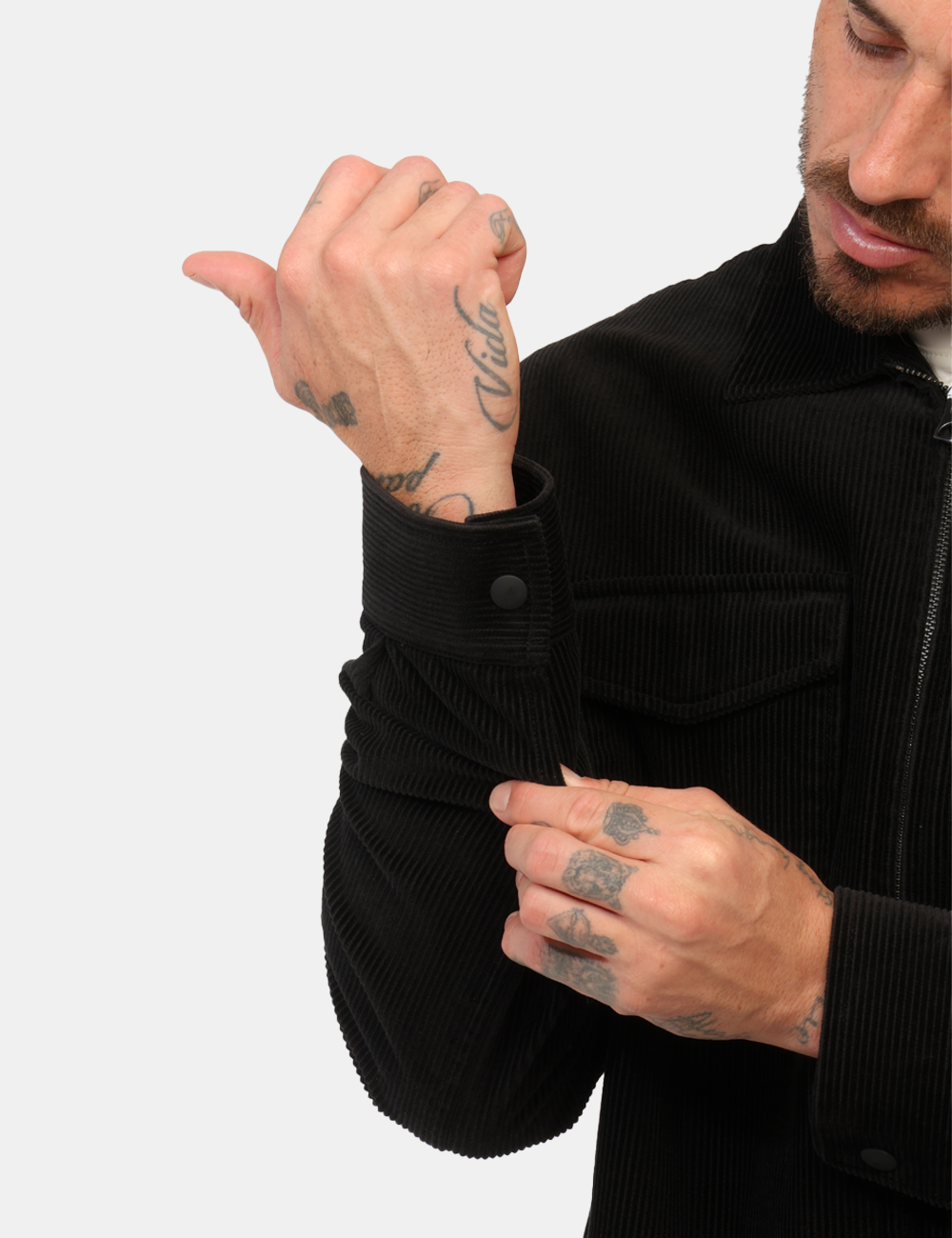 MMSL00822FA300030-M-CC_NERO_AI26_5 Giacca Antony Morato Nera tg.L - Giacca ANTONY MORATO Nera da uomo E’ un capo dallo stile contemporaneo, ideale per complet