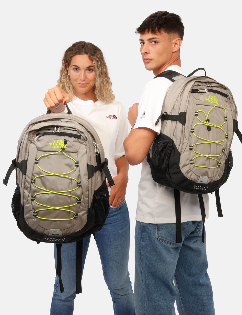 NF00CF9C_STONE-SLABTNF-BLACK_AI26_1 Zaino The North Face Grigio - Zaino THE NORTH FACE Grigio da uomo Affronta ogni giornata con uno stile moderno e funzionale