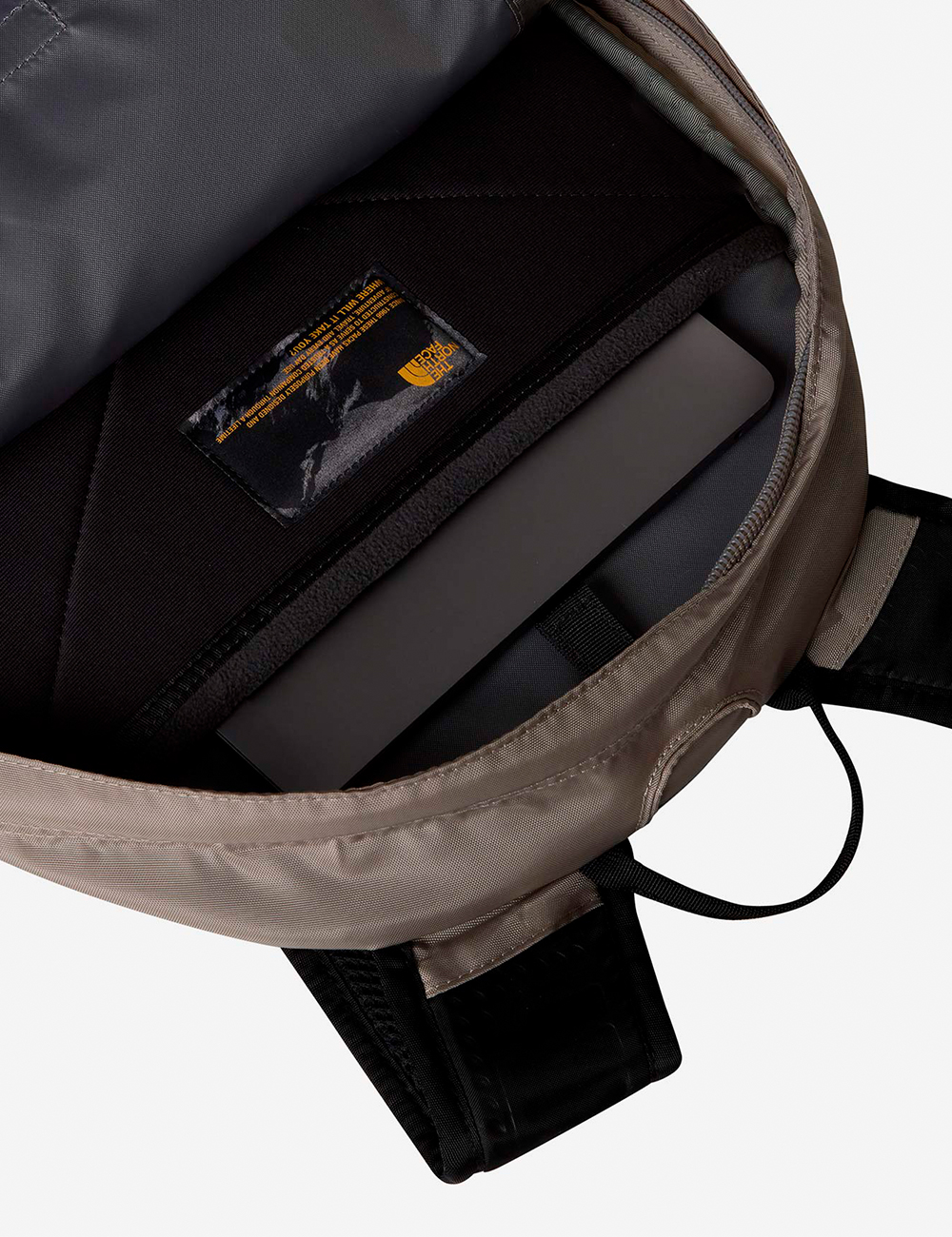 NF00CF9C_STONE-SLABTNF-BLACK_AI26_6 Zaino The North Face Grigio - Zaino THE NORTH FACE Grigio da uomo Affronta ogni giornata con uno stile moderno e funzionale