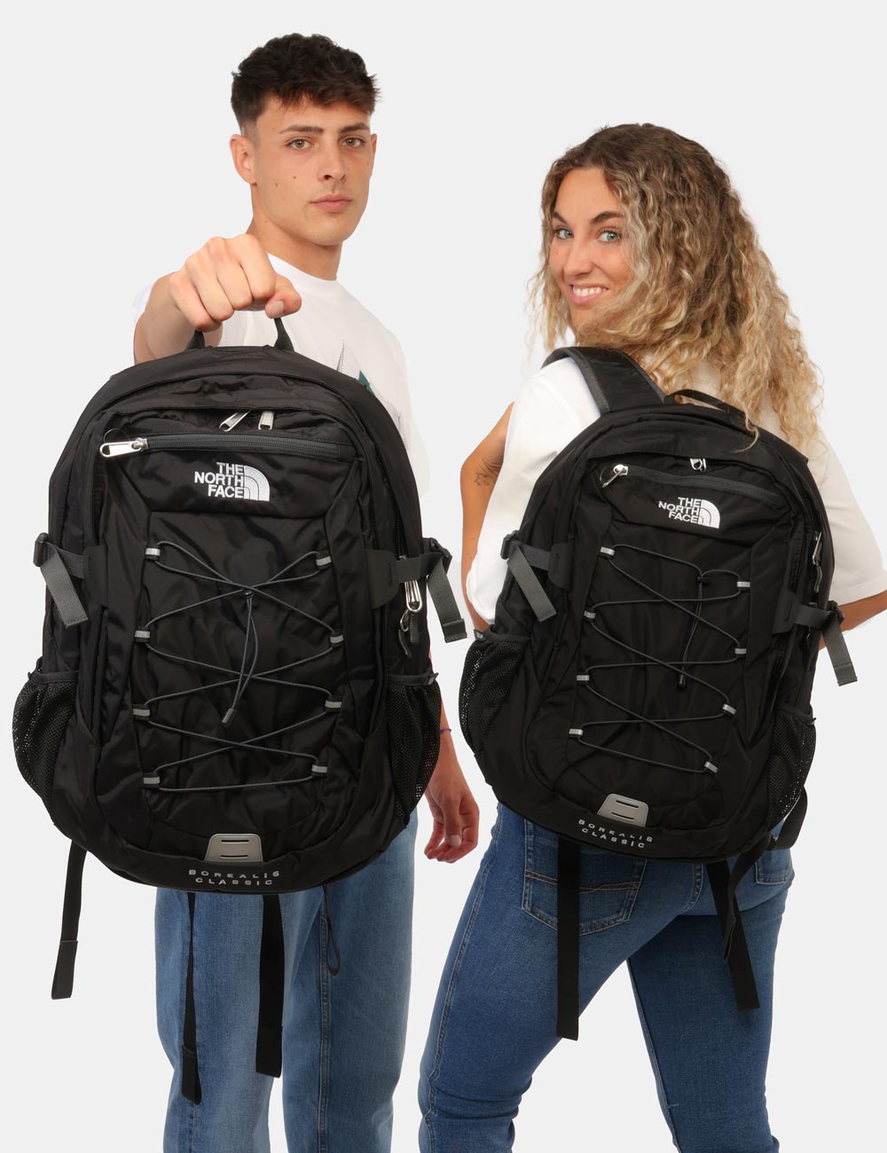 NF00CF9C_TNF-BLACKASPHA_AI26_1 Zaino The North Face Nero - Zaino THE NORTH FACE Nero da uomo Essenziale, versatile e sempre attuale, lo Zaino THE NORTH FAC