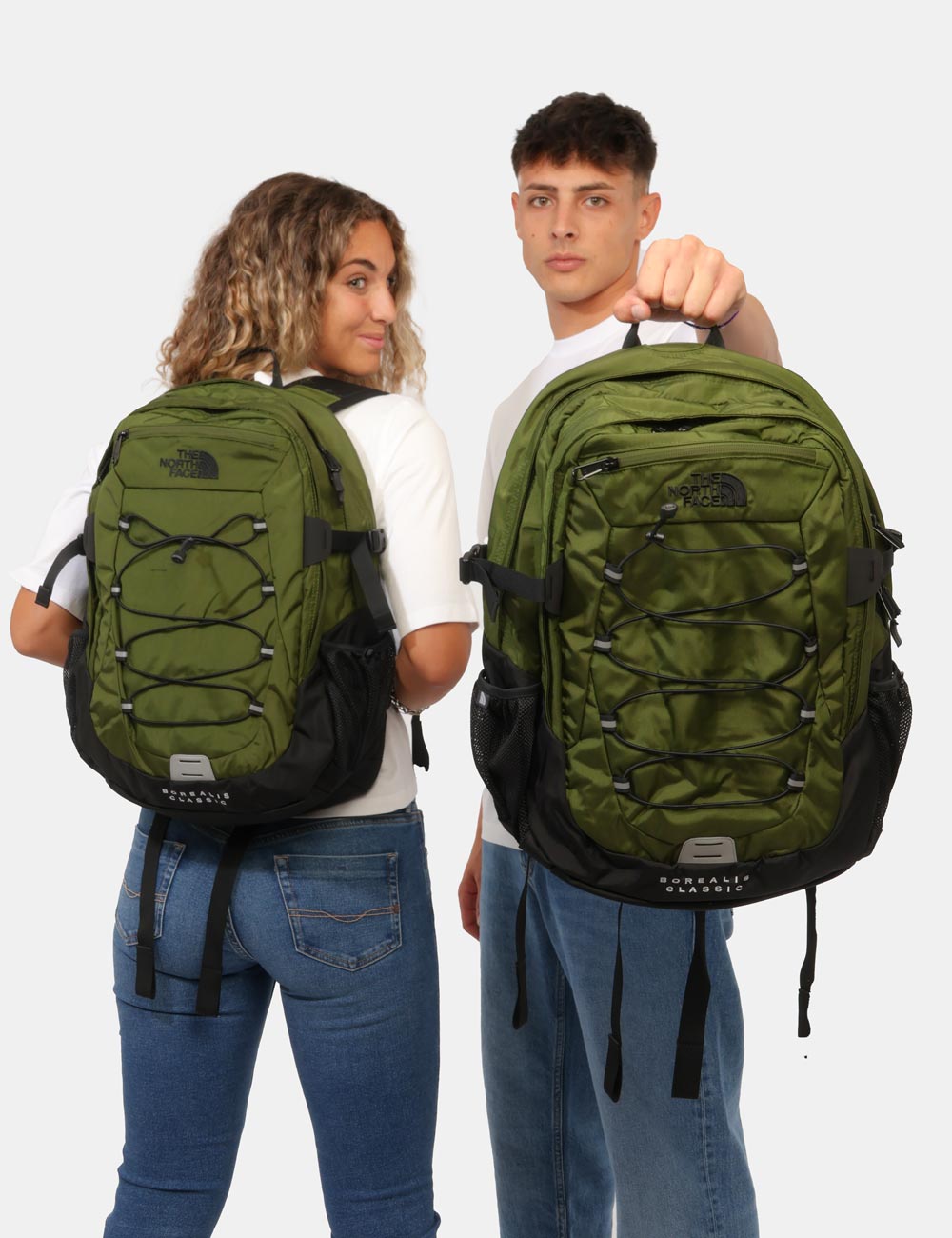 NF00CF9C_WOODLAND-GREENTNF-BLAC_AI26_1 Zaino The North Face Verde - Zaino THE NORTH FACE Verde da uomo Lo Zaino THE NORTH FACE Verde è pensato per accompagnarti in