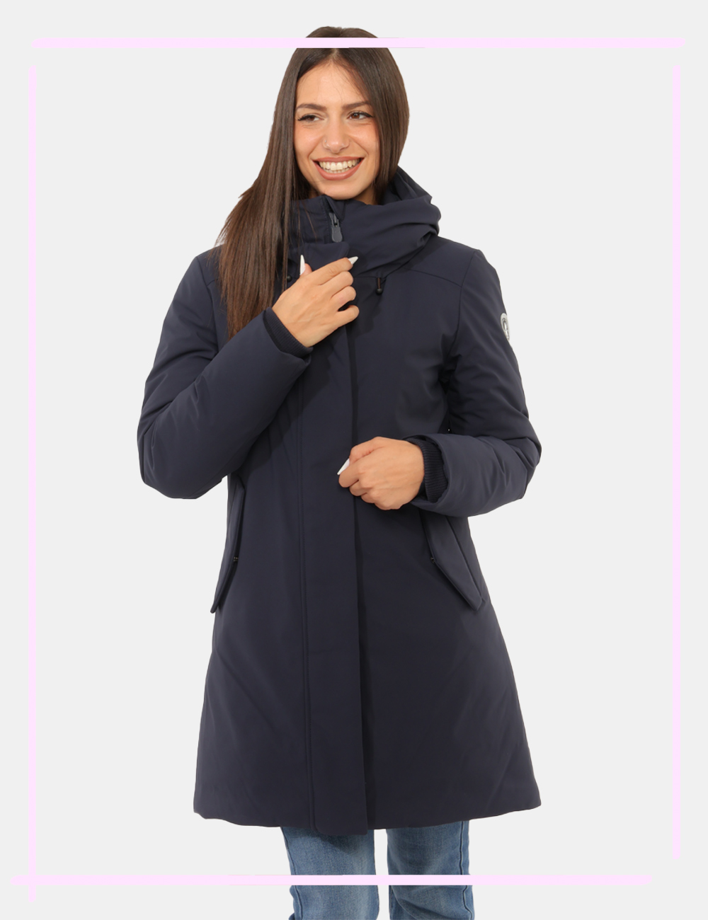 P40987WSMEG23-BI-CC_BLU_AI26_1 Piumino Save The Duck Blu tg.S - Piumino Save The Duck da donna Blu Il Piumino SAVE THE DUCK Blu è un capospalla versatile e