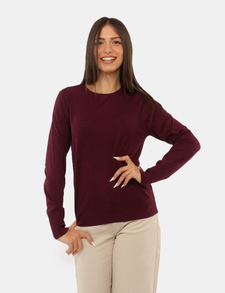 Abbigliamento donna scontato - Maglia Rue De Clerie Bordeaux