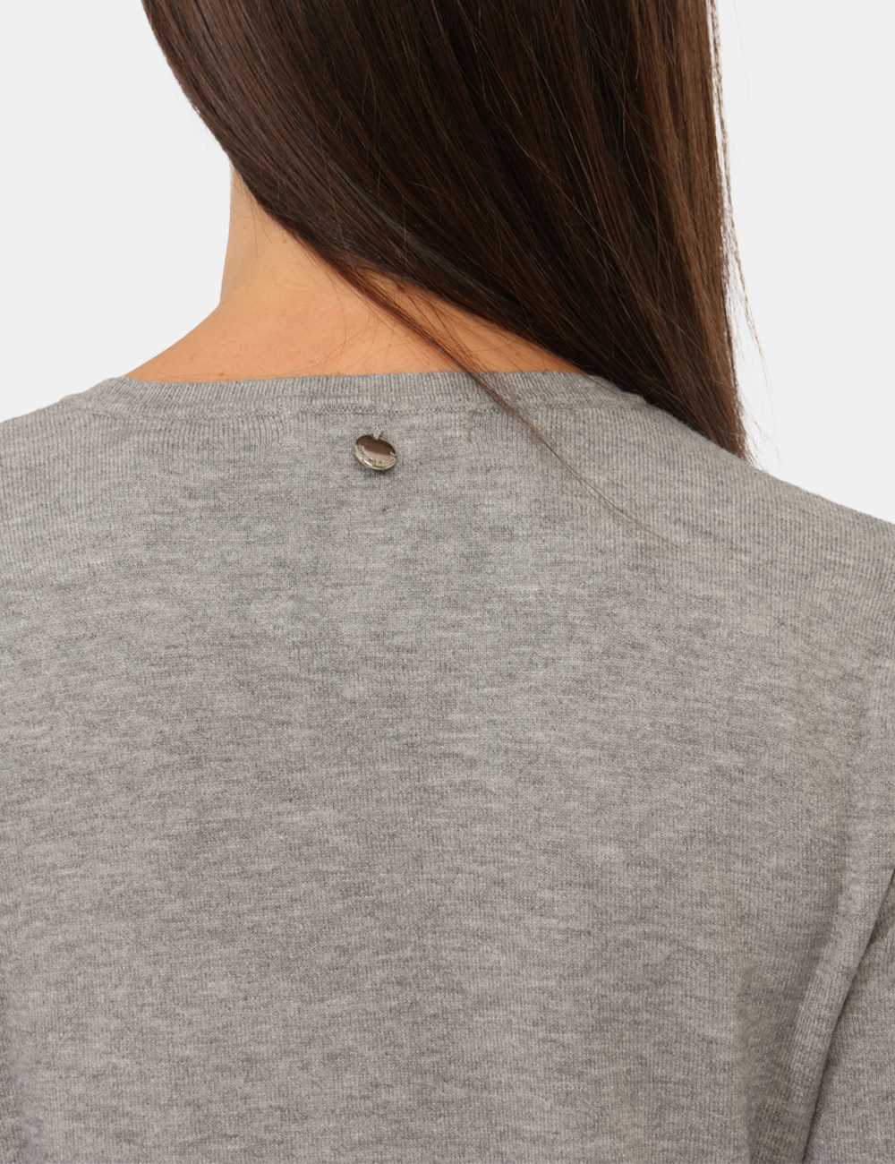 PK20023-OC_GRIGIO_AI26_05 Maglia Rue De Clerie Grigia - Maglia Rue De Clerie Grigia da donna La Maglia RUE DE CLERIE Grigia è un capo femminile e vers