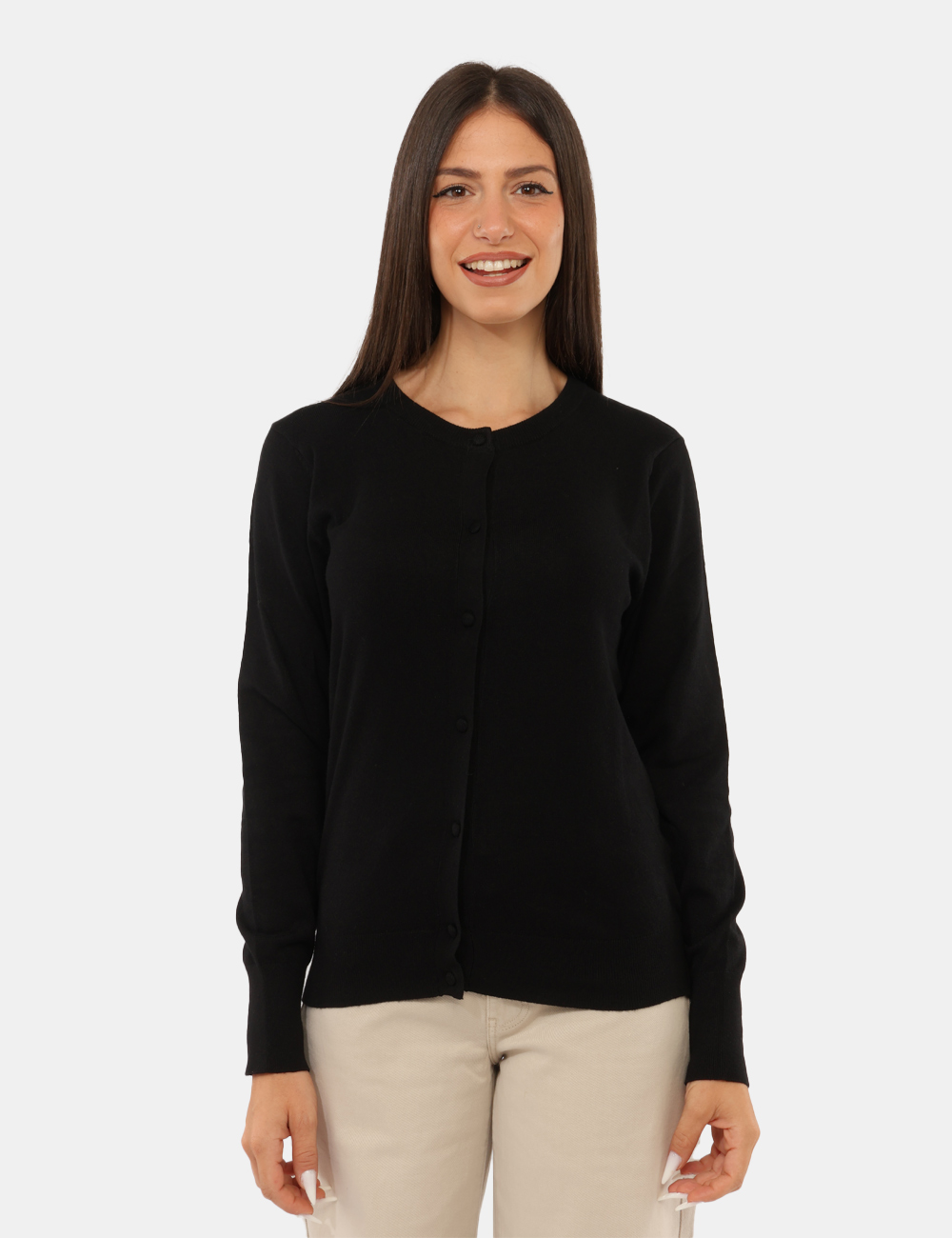PK20025-OC_NERO_AI26_05 Maglia Rue De Clerie Nera - Maglia Rue De Clerie Nera da donna La Maglia RUE DE CLERIE Nera è un capo femminile e versatile,