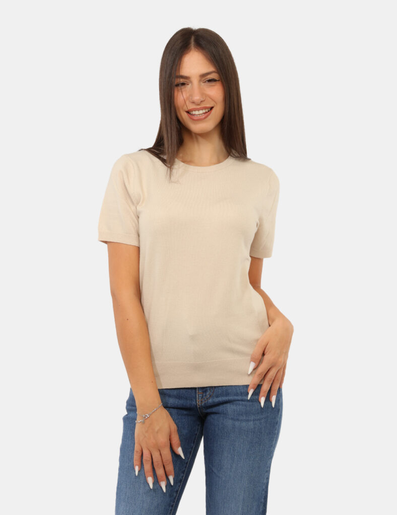 Abbigliamento donna scontato - Maglia Rue De Clerie Beige