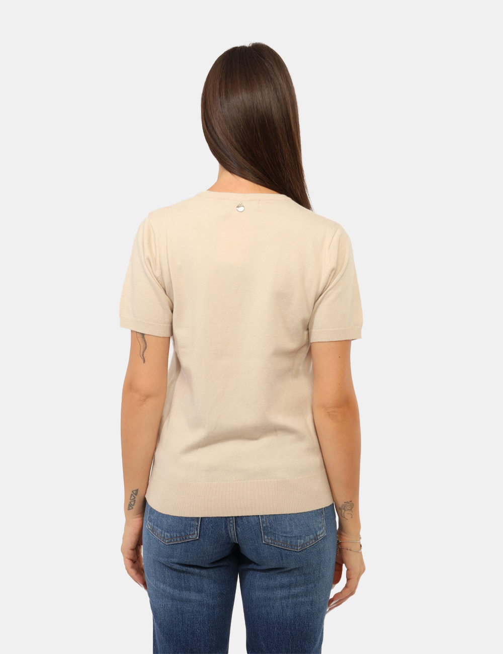 PK20028-OC_CASHA_AI26_02 Maglia Rue De Clerie Beige - Maglia Rue De Clerie Beige da donna La Maglia RUE DE CLERIE Beige è un capo femminile e versati