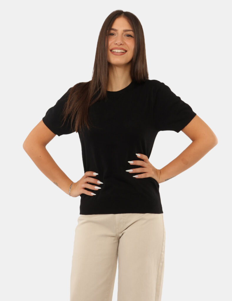 Abbigliamento donna scontato - Maglia Rue De Clerie Nera