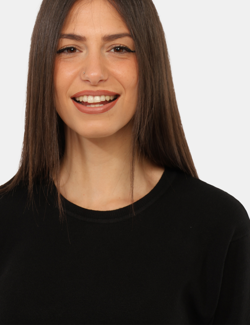 PK20030-OC_NERO_AI26_03 Maglia Rue De Clerie Nero - Maglia Rue De Clerie Nero da donna La Maglia RUE DE CLERIE Nero è un capo femminile e versatile,