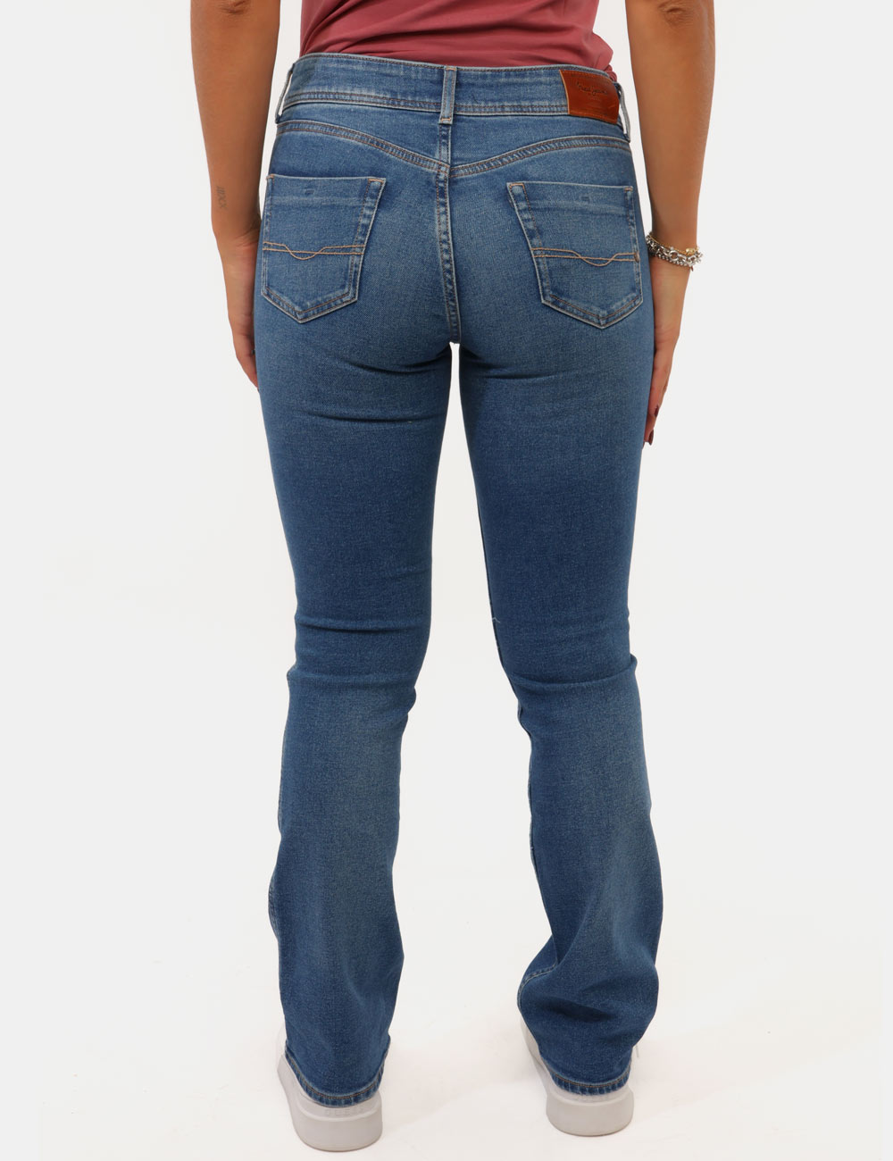 PL20509244AD2_DENIM-P000_AI26_02 Jeans Pepe Jeans Azzurro - Jeans PEPE JEANS Azzurro da donna I Jeans PEPE JEANS Azzurro da donna sono la scelta ideale per c