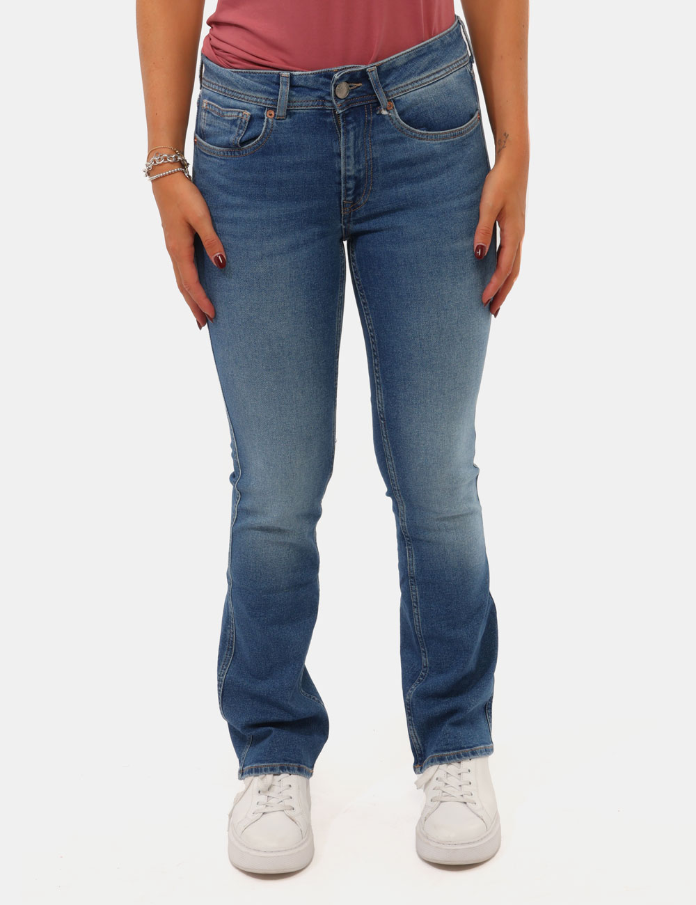 PL20509244AD2_DENIM-P000_AI26_06 Jeans Pepe Jeans Azzurro - Jeans PEPE JEANS Azzurro da donna I Jeans PEPE JEANS Azzurro da donna sono la scelta ideale per c