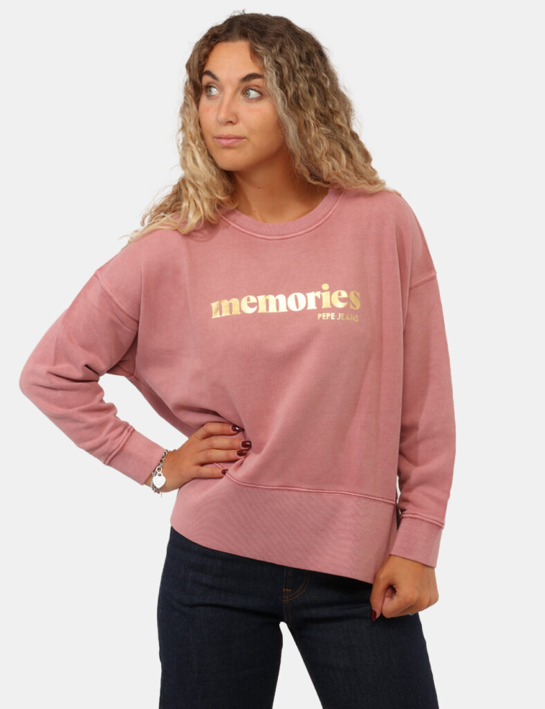 Abbigliamento donna scontato - Felpa Pepe Jeans Rosa