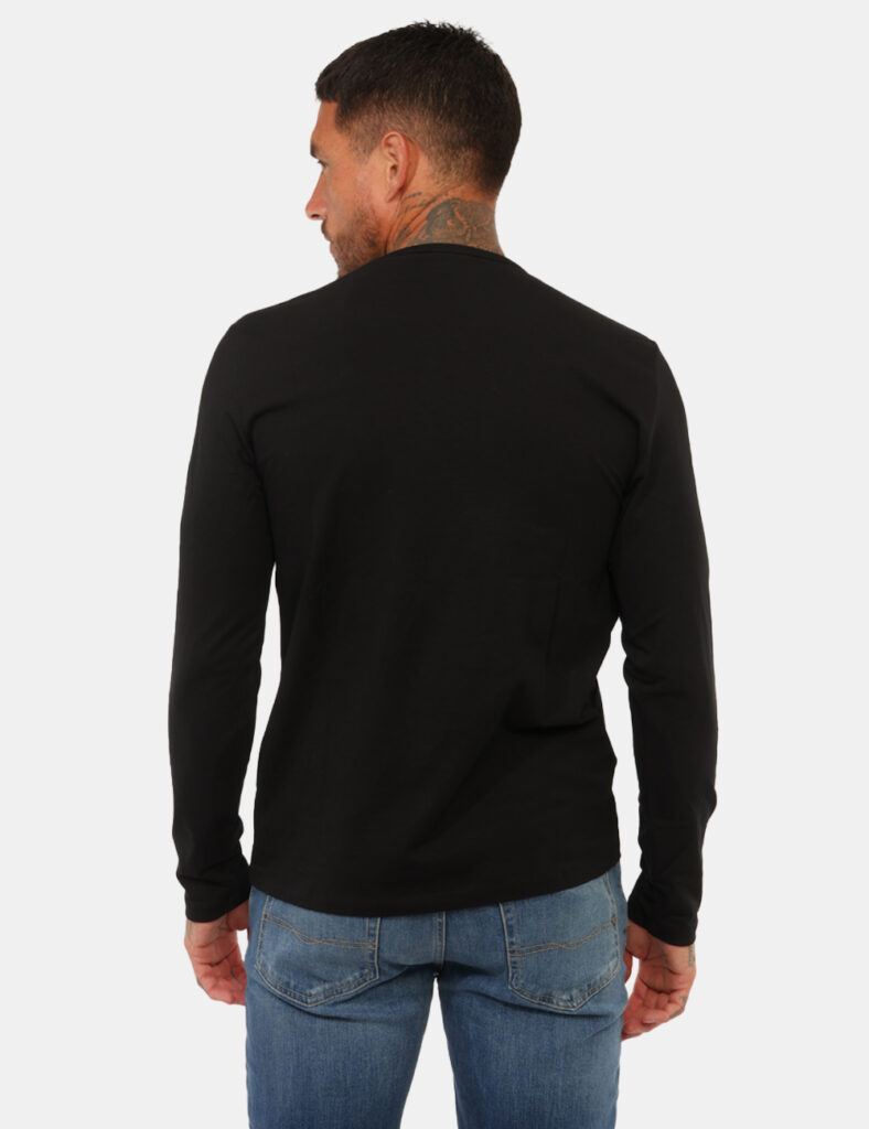 t-shirt in cotone uomo scontata - T-shirt Pepe Jeans Nera