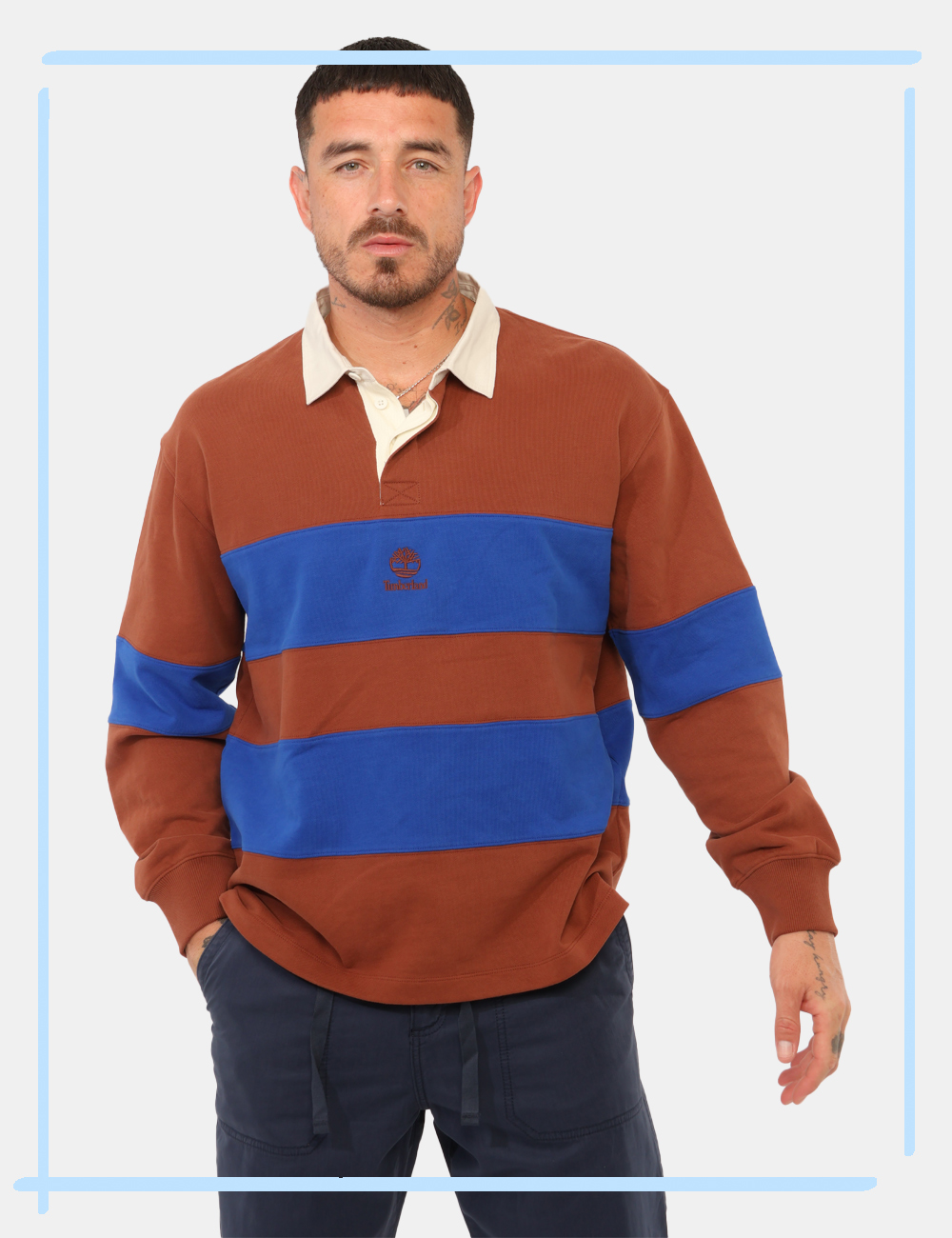 TBC0YHCVAKUS-M-W-CC_MARRONE_AI26_1 Polo Timberland Marrone tg.M - Polo TIMBERLAND Marrone da uomo La Polo TIMBERLAND Marrone da uomo è il capo perfetto per chi