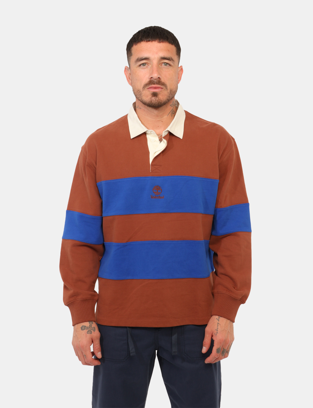 TBC0YHCVAKUS-M-W-CC_MARRONE_AI26_6 Polo Timberland Marrone tg.M - Polo TIMBERLAND Marrone da uomo La Polo TIMBERLAND Marrone da uomo è il capo perfetto per chi