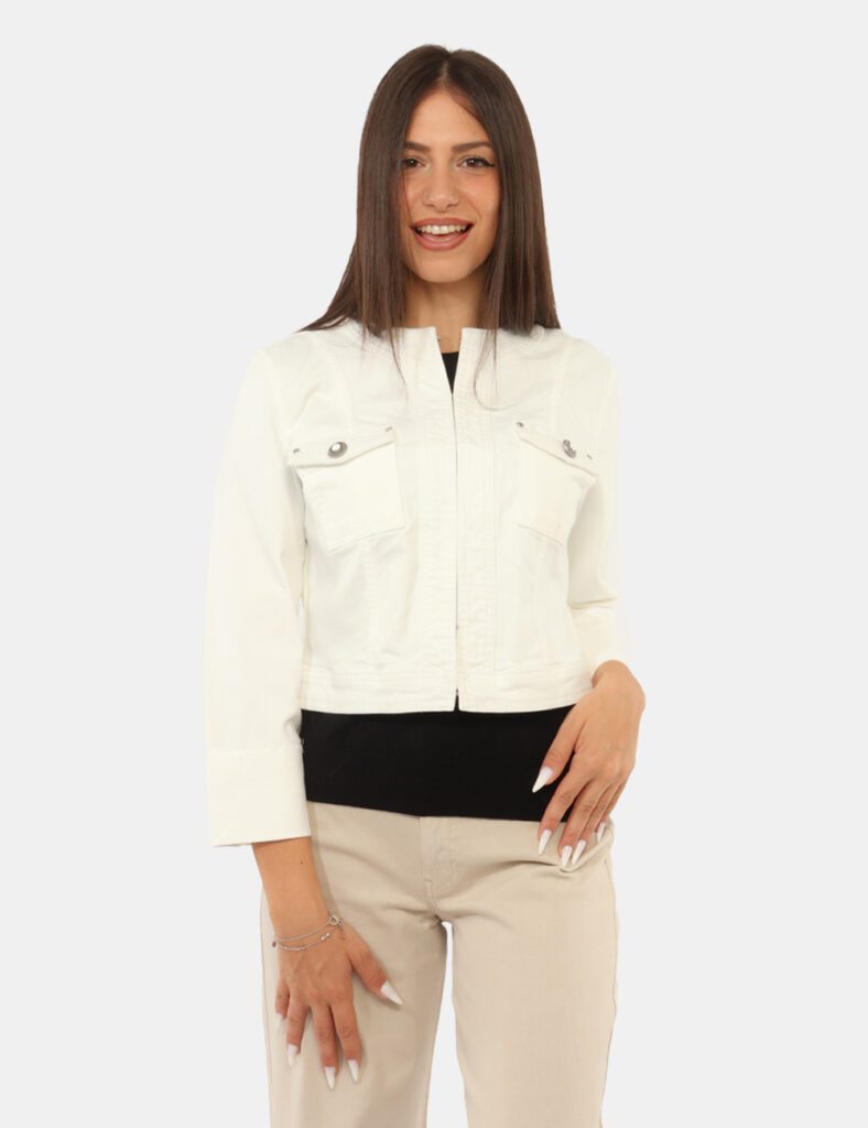 Abbigliamento donna scontato - Giacca Guess Bianca
