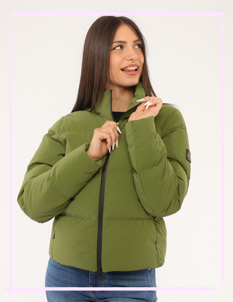 Abbigliamento donna scontato - Piumino Refrigiwear Verde tg.S