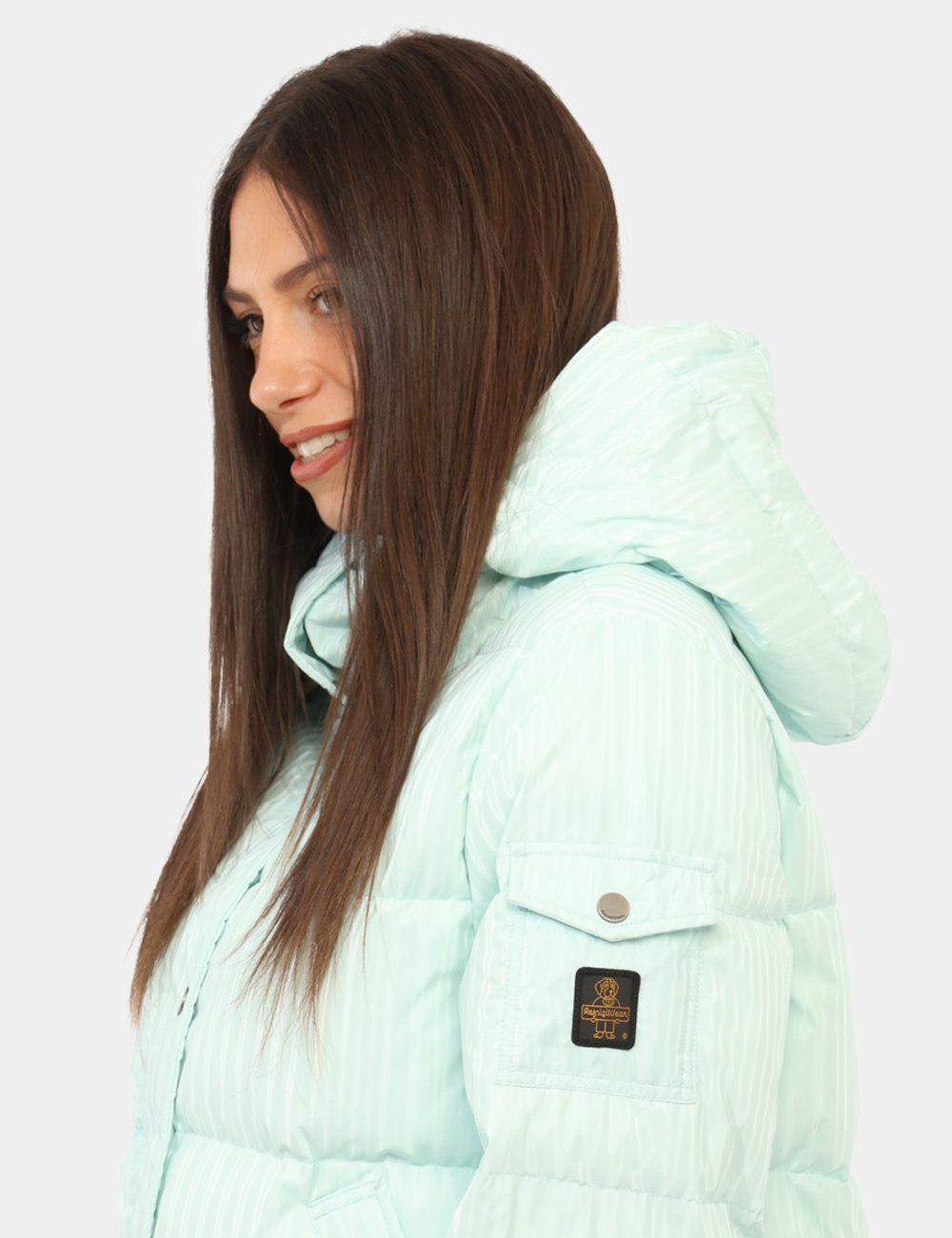 W85200-PU2008-M-CC_AZZURRO_AI26_6 Piumino Refrigiwear Azzurro tg.S - Piumino Refrigiwear Azzurro da donnaIl Piumino REFRIGIWEAR è un capospalla dal carattere