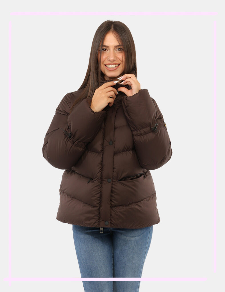 Abbigliamento donna scontato - Piumino Refrigiwear Marrone tg.S