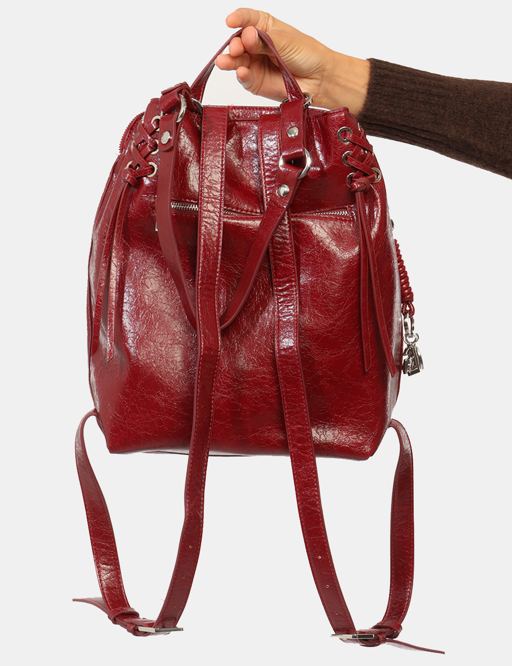 26WAKP14_ROSSO_AI26_3 Zaino Desigual Bordeaux - Zaino Desigual Bordeaux da donna Lo Zaino DESIGUAL Bordeaux da donna è un accessorio pratico e ori