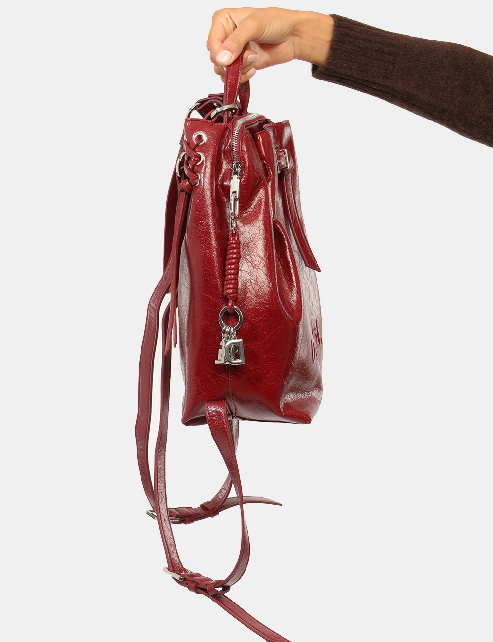 26WAKP14_ROSSO_AI26_4 Zaino Desigual Bordeaux - Zaino Desigual Bordeaux da donna Lo Zaino DESIGUAL Bordeaux da donna è un accessorio pratico e ori