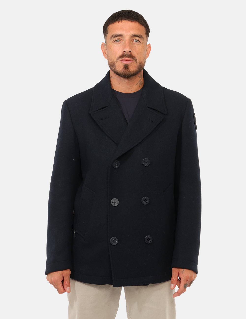 26WBLUC01203-M-CC_BLU_AI26_6 Cappotto Blauer Blu tg.L - Cappotto Blauer Blu da uomo Il Cappotto BLAUER Blu da uomo è un capospalla elegante e versatile,
