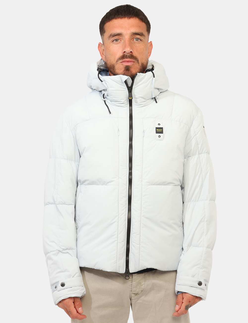 26WBLUC02173-M-CC_AZZURRO_AI26_9 Piumino Blauer Azzurro tg.L - Piumino Blauer Azzurro da uomo Il Piumino BLAUER Azzurro da uomo è un capospalla dal carattere