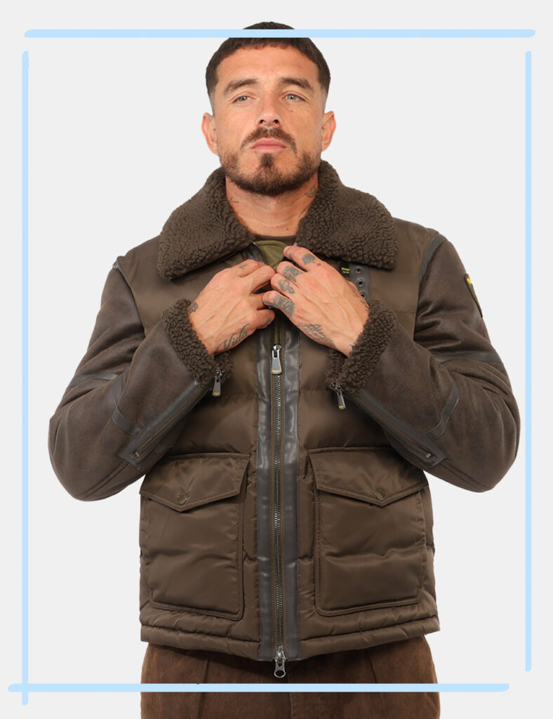 Piumino Blauer Marrone tg.S