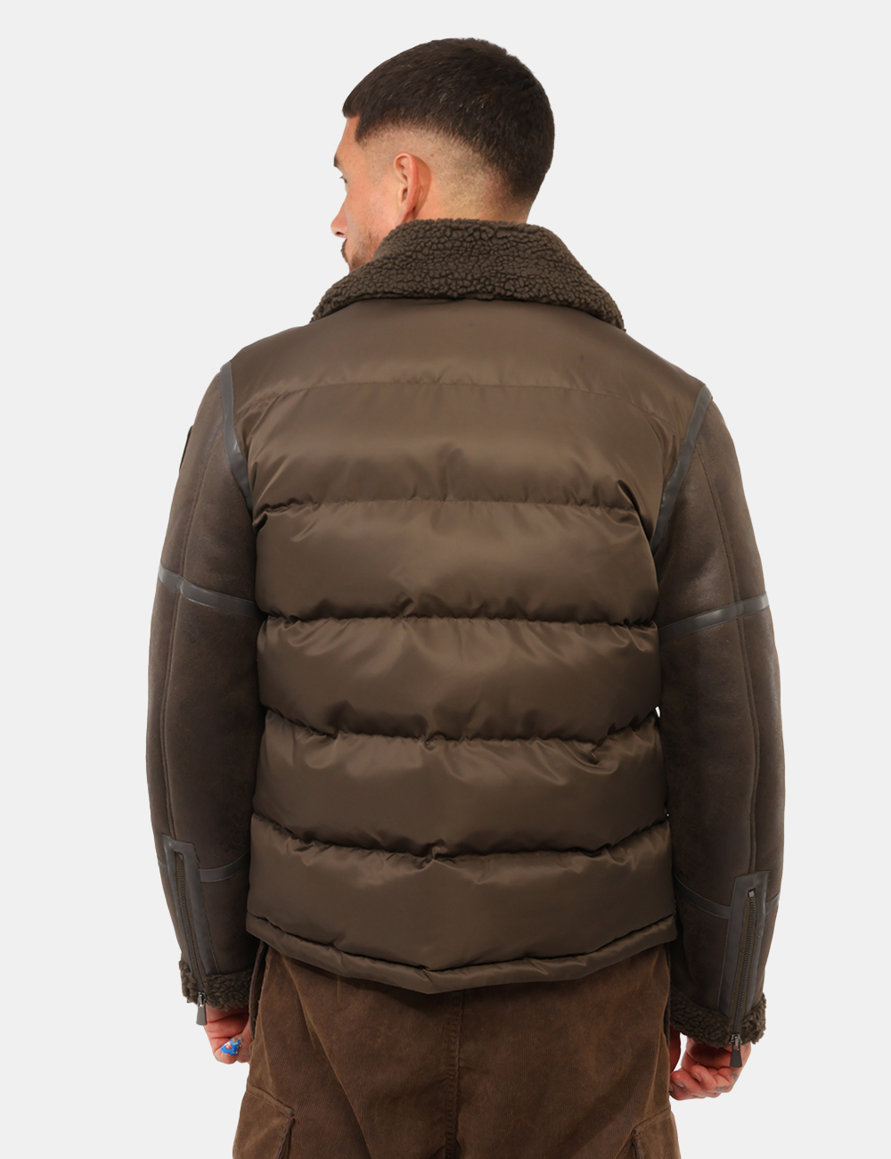 26WBLUC02239-M-CC_MARRONE_AI26_2 Piumino Blauer Marrone tg.S - Piumino Blauer Marrone da uomo Il Piumino BLAUER Marrone da uomo è un capospalla dal design or