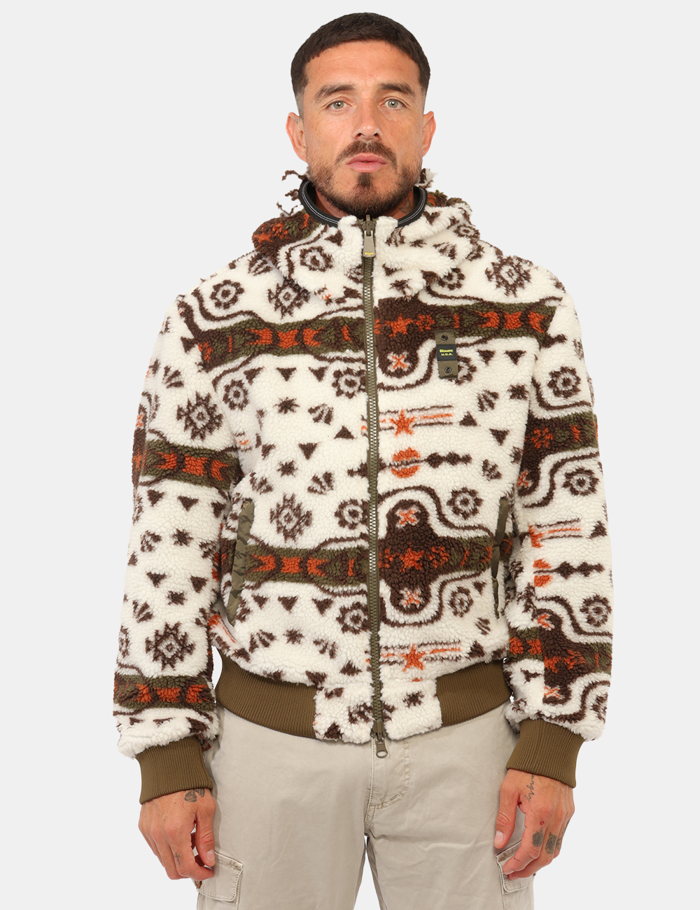 26WBLUC06193-M-CC_MARRONE_AI26_6 Giacca Blauer Marrone tg.L - Giacca Blauer Marrone da uomo La Giacca BLAUER Marrone da uomo è un capospalla originale e vers