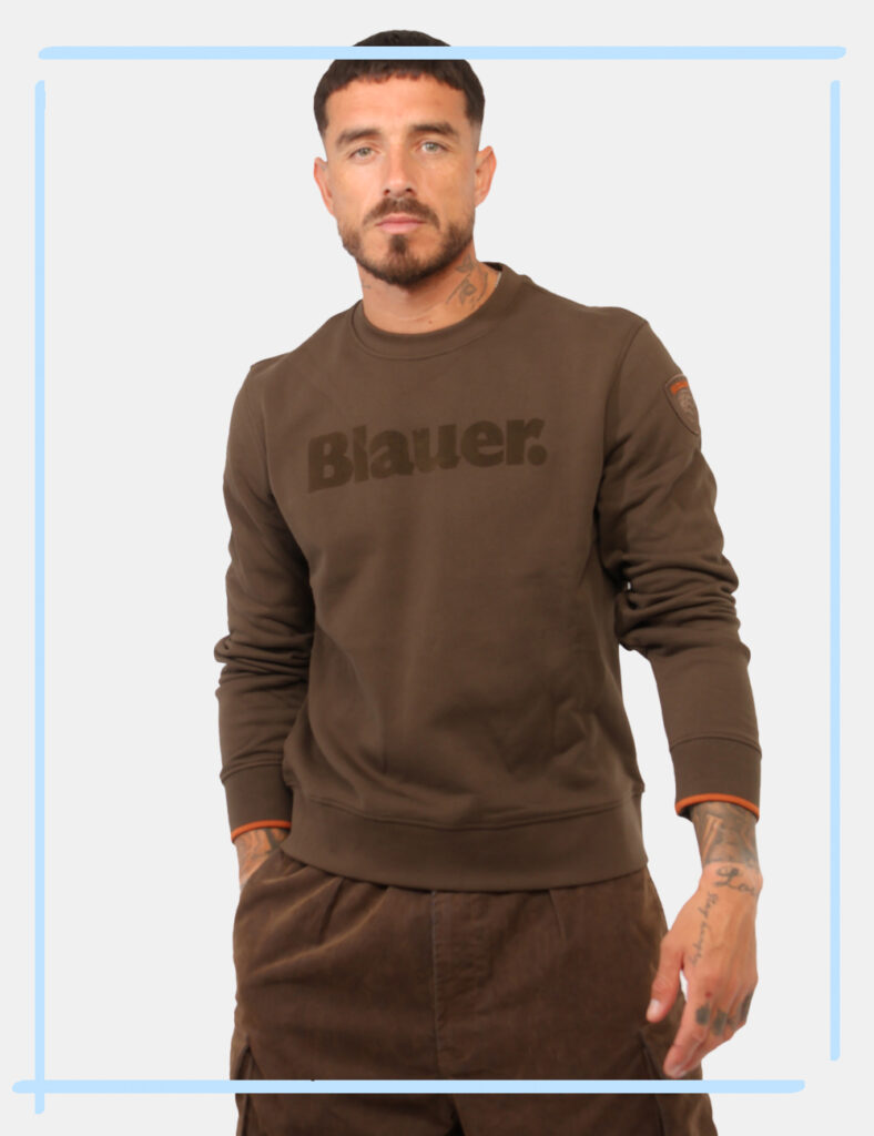 Felpa Blauer Marrone tg.L