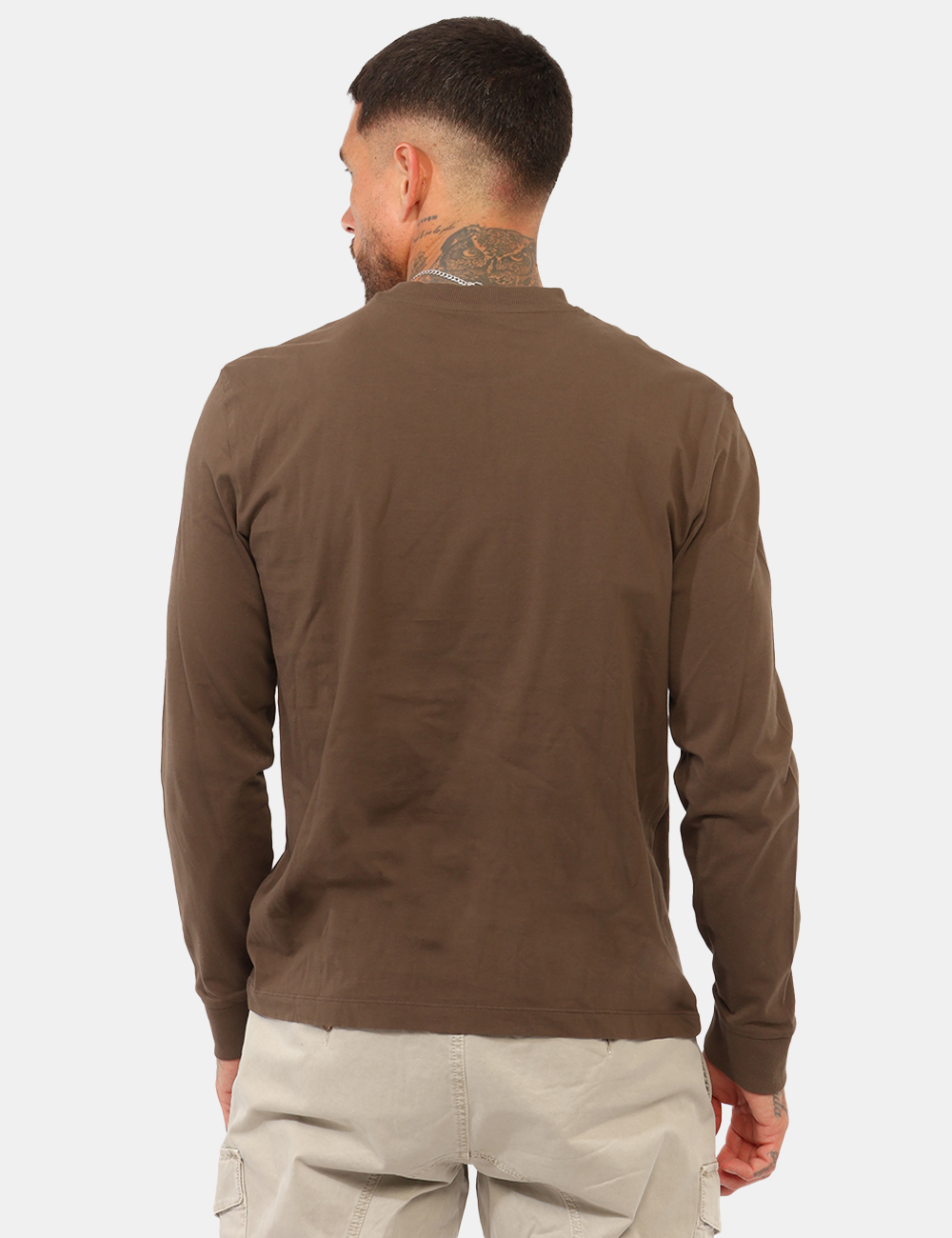 26WBLUH01420-M-CC_MARRONE_AI26_2 T-shirt Blauer Marrone tg.L - T-shirt Blauer Marrone da uomo La T-shirt BLAUER Marrone da uomo è un capo versatile dal gusto