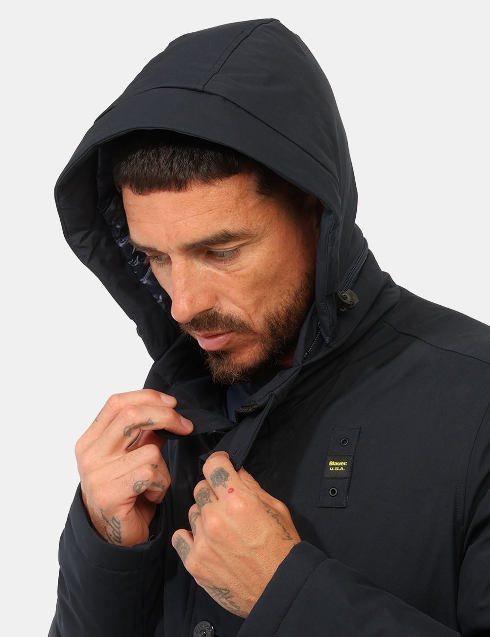 26WBLUK03062-M-CC_BLU_AI26_5 Piumino Blauer Blu tg.L - Piumino Blauer Blu da uomo Il Piumino BLAUER Blu da uomo è un capospalla versatile e funzionale, p