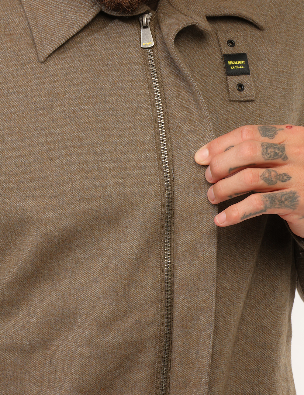 26WBLUS01244-M-CC_MARRONE_AI26_3 Giacca Blauer Marrone tg.L - Giacca Blauer Marrone da uomo La Giacca BLAUER Marrone da uomo è un capo versatile dal design c