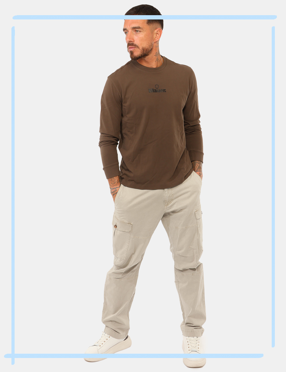 99CBLUP04003-M-CC_BEIGE_AI26_1 Pantalone Blauer Beige tg.32 - Pantalone Blauer Beige da uomo Il Pantalone BLAUER Beige da uomo è una proposta versatile dal