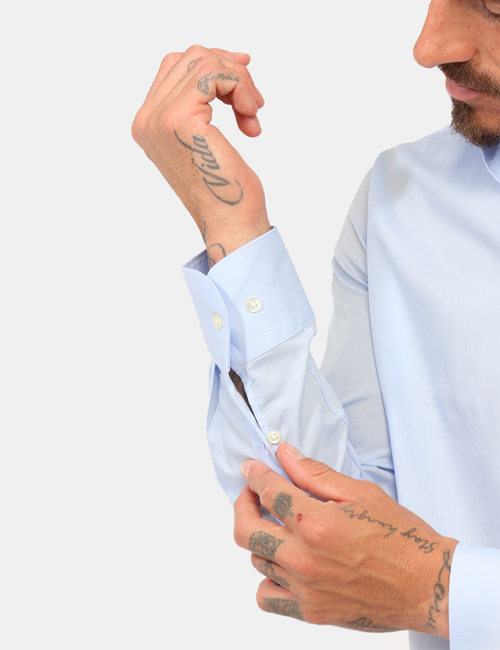 ANDREA_MICENE-POPELINE-AZZURRO_PE26_4 Camicia Prj22. Azzurra - Camicia PRJ22. Azzurra da uomo La Camicia PRJ22. Azzurro da uomo è un capo essenziale e versatile,
