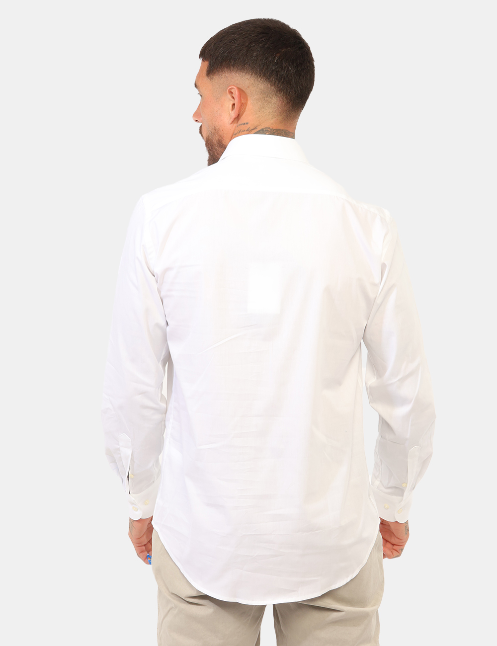 ANDREA_MICENE-POPELINE-BIANCO_PE26_2 Camicia Prj22. Bianca - Camicia PRJ22. Bianca da uomo La Camicia PRJ22. Bianca da uomo è un grande classico del guardaroba m