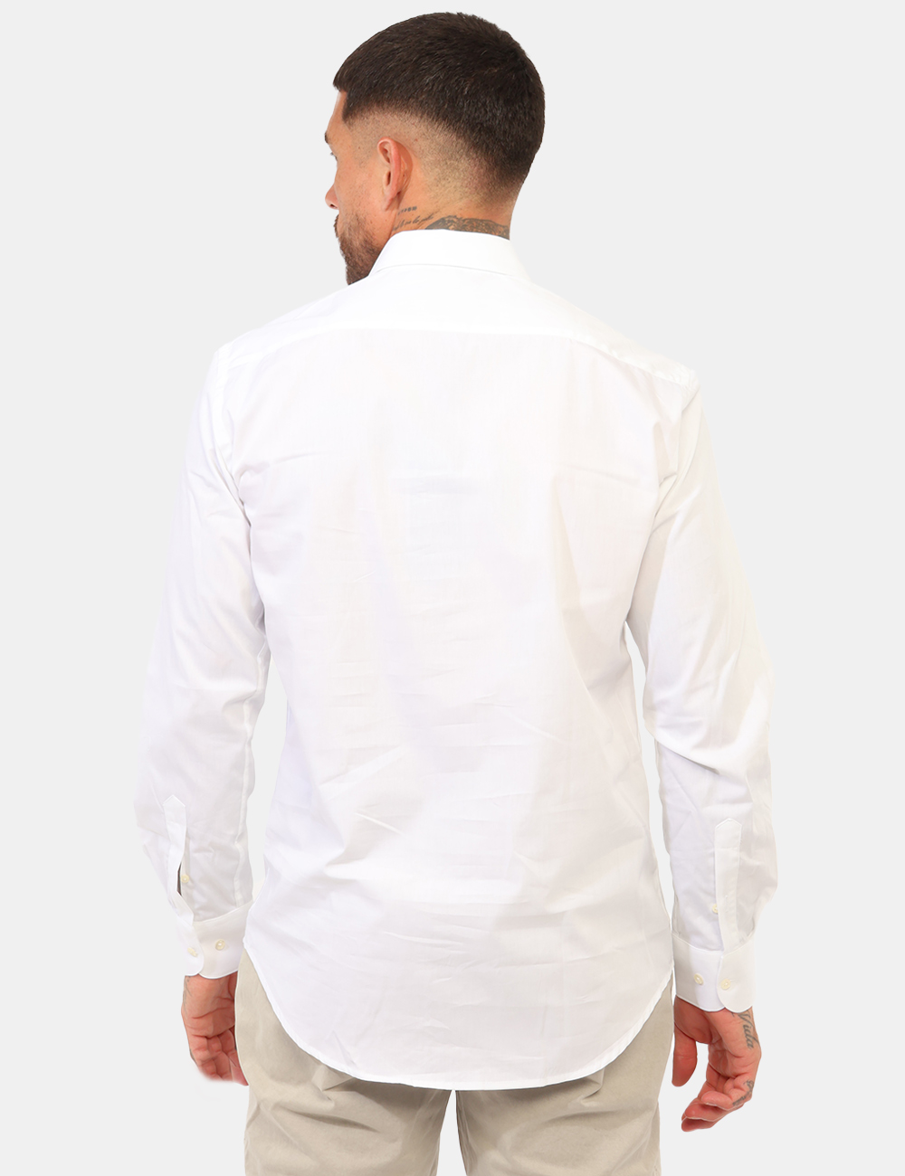 ANDREA_TWILL-BIANCO_PE26_2 Camicia Prj22. Bianca - Camicia PRJ22. Bianca da uomo La Camicia PRJ22. Bianca da uomo è un capo essenziale e versatile, per