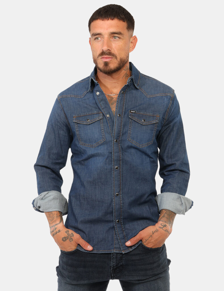 Camicia Gas Blu