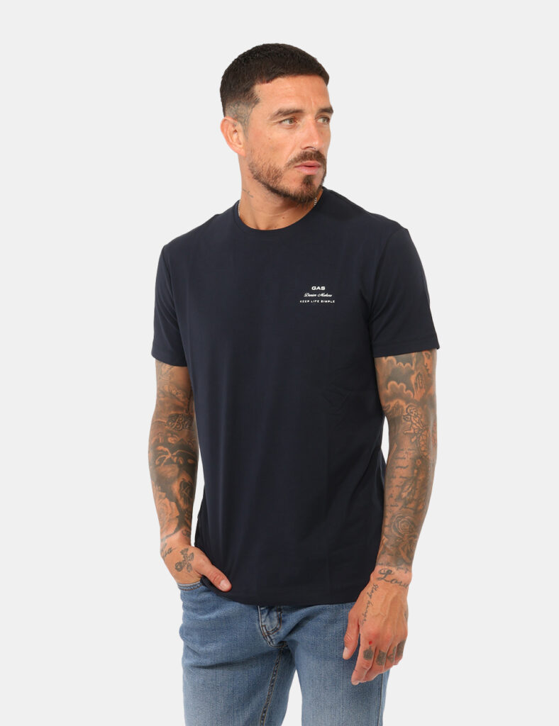 T-shirt Gas Blu