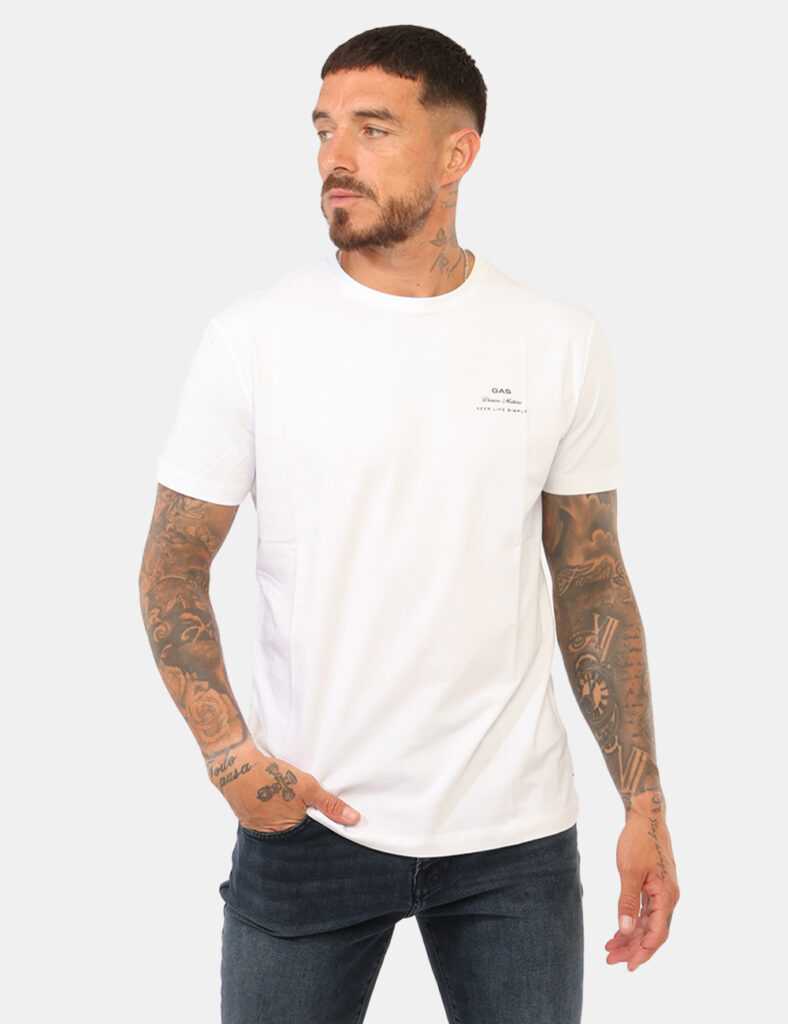 T-shirt Gas Bianca