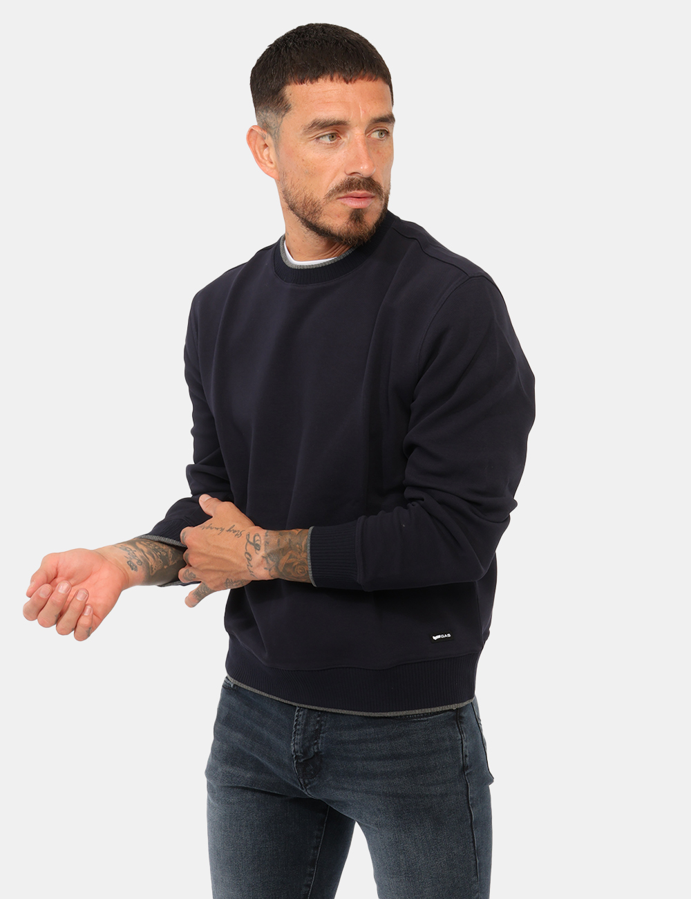 Felpa Gas Blu - immagine 2