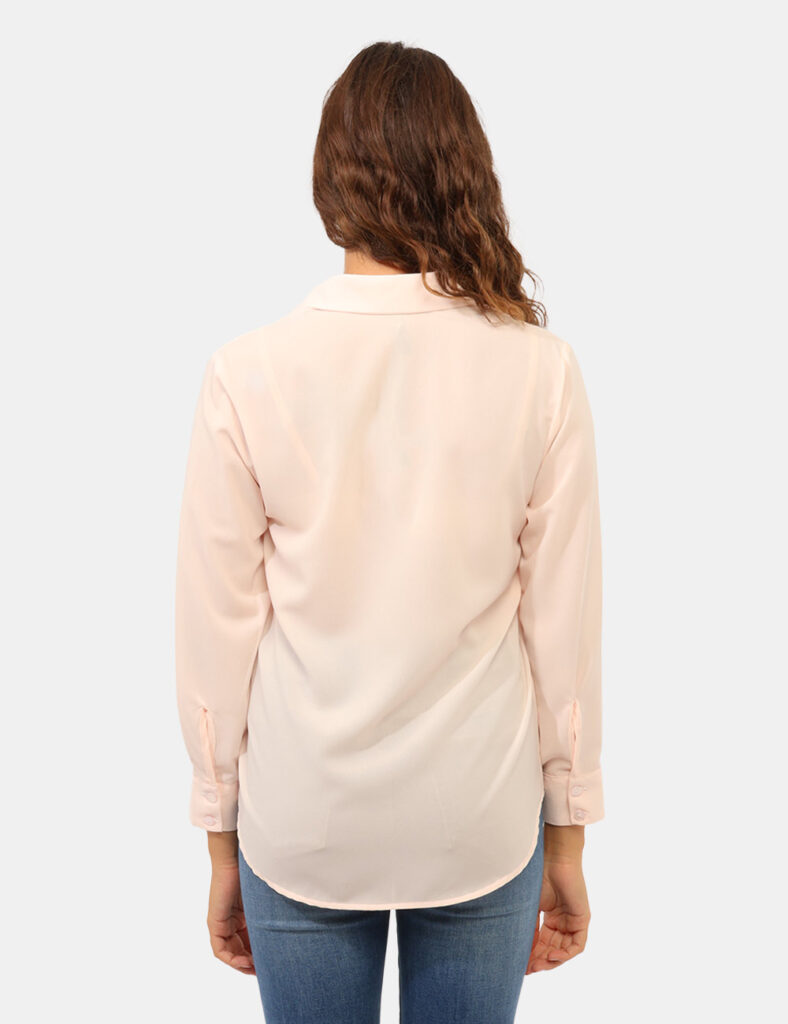 Abbigliamento donna scontato - Camicia Materica Rosa