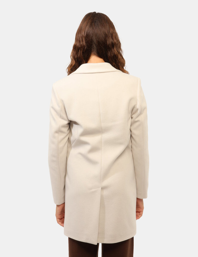 Abbigliamento donna scontato - Cappotto Materica Beige
