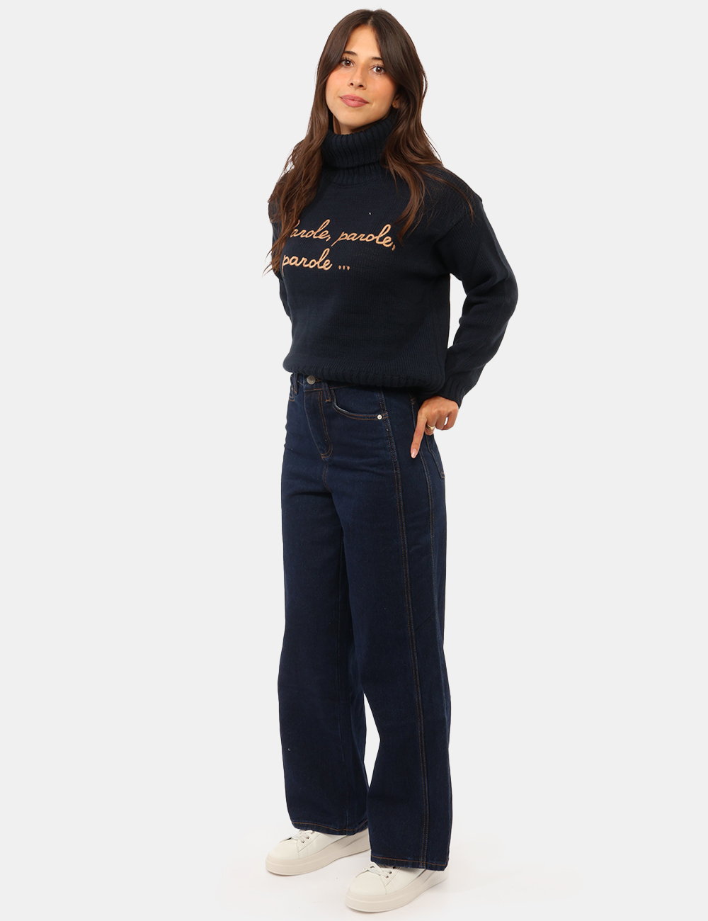 CNTP003-SC_BLU-SCURO_AI26_1 Jeans Concept83 Blu - Jeans CONCEPT83 Blu da donna Il Jeans CONCEPT83 Blu da donna è un modello versatile e contemporaneo, p