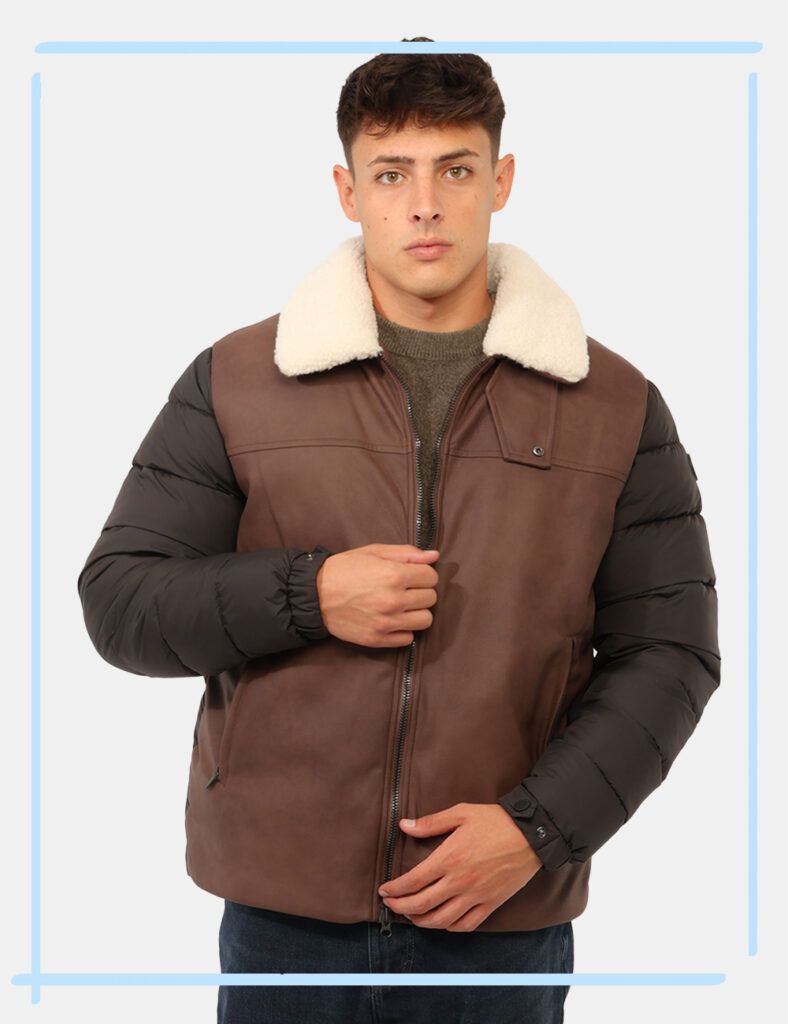 Piumino Save The Duck Marrone tg.M