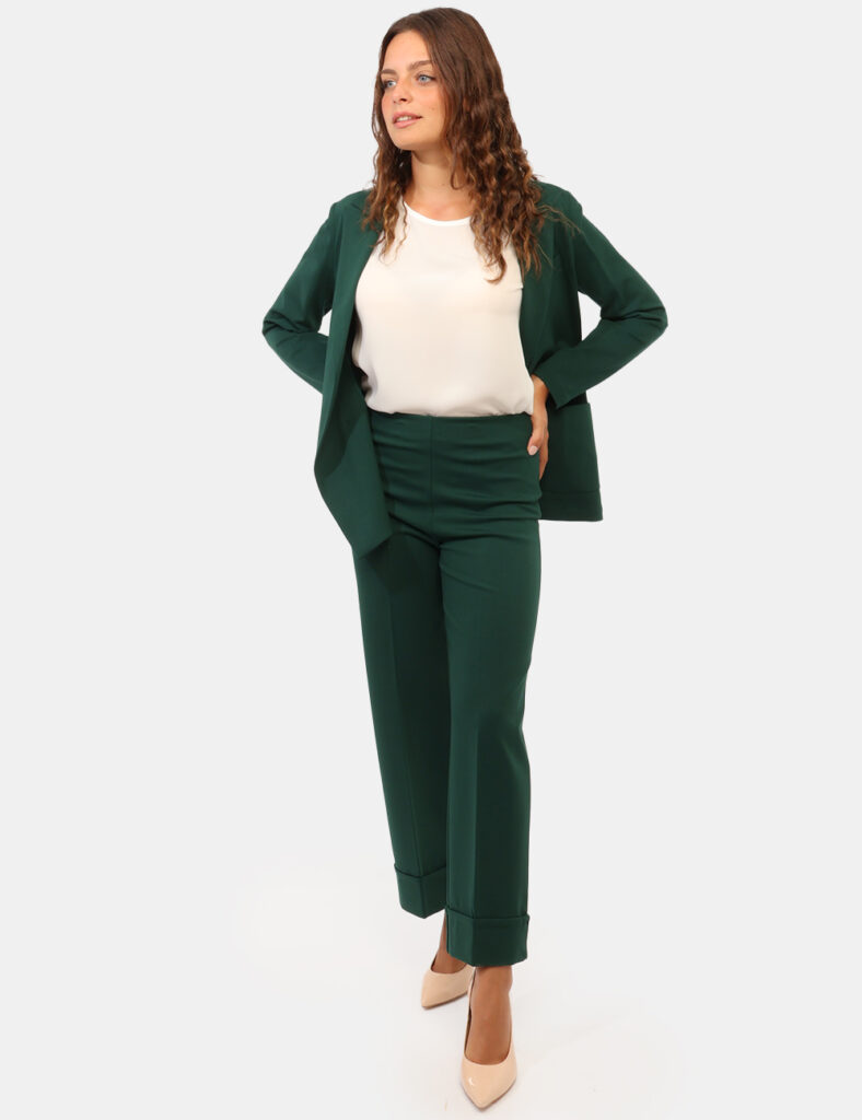 Abbigliamento donna scontato - Pantalone Rue De Clerie Verde