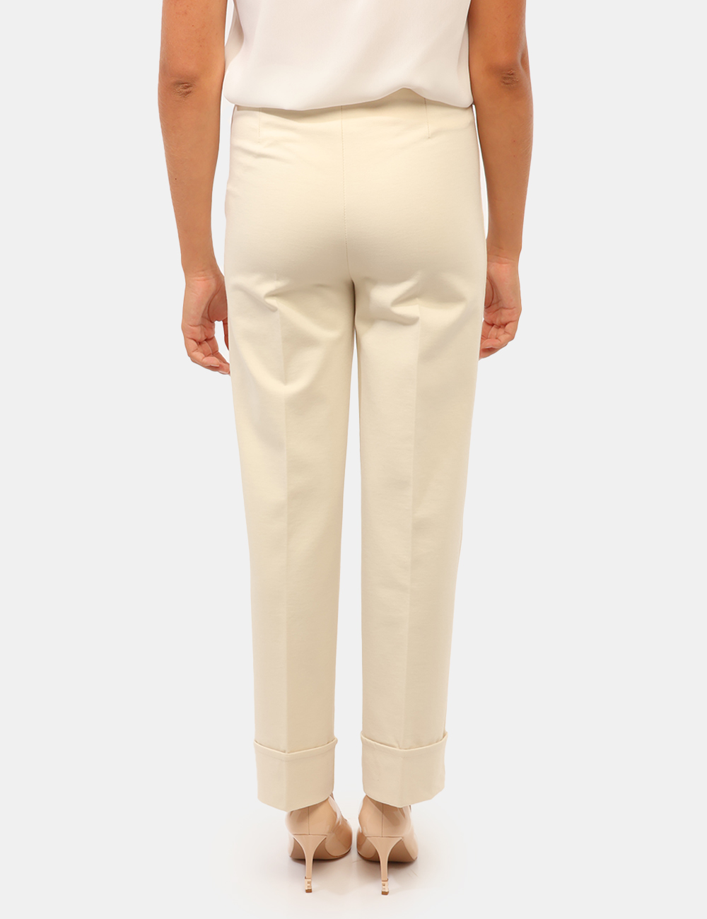 F646YBGP9380-OC_LANA_AI26_2 Pantalone Rue De Clerie Bianco - Pantalone RUE DE CLERIE Bianco da donna Il Pantalone RUE DE CLERIE Bianco da donna è un mod